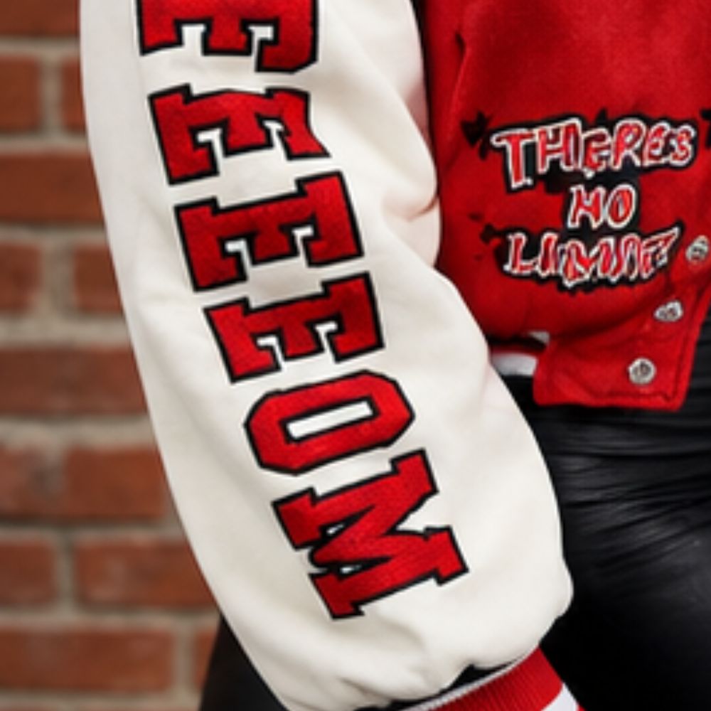 Womens Cropped Varsity Jacket Colorblock Baseball Streetwear