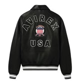 London Icon Leather Jacket – Black Aviator Style