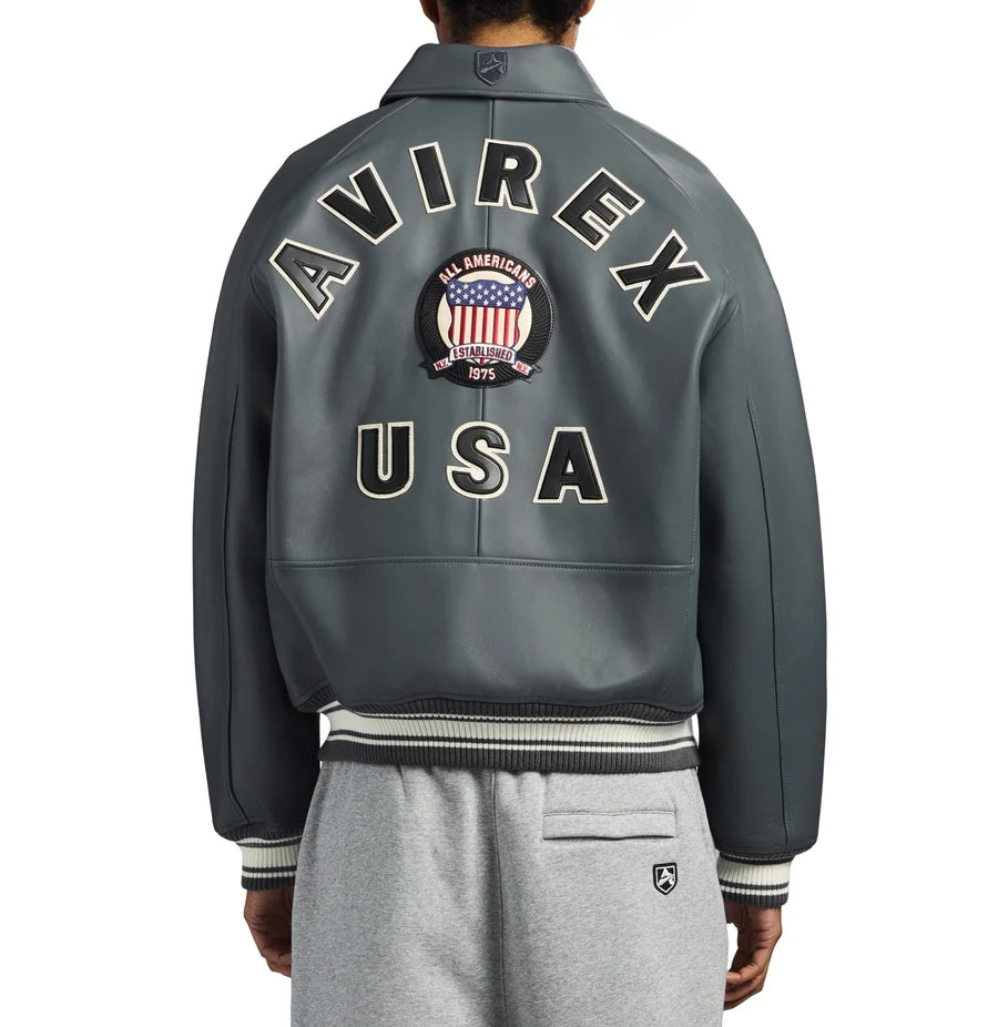 Asphalt Icon Leather Jacket | Men's Varsity Jacket