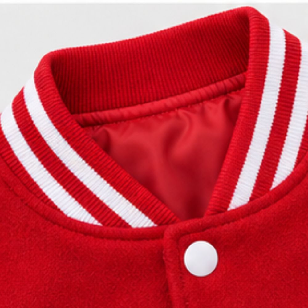 Men's Fashion Varsity Jacket Causal Slim Fit Cotton Letterman Baseball Bomber Jackets