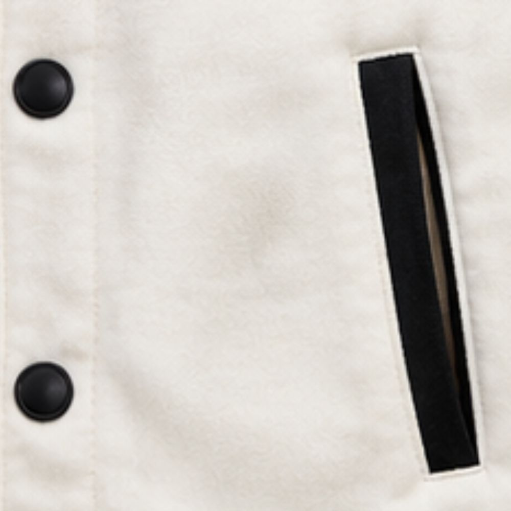 Womens Cropped Varsity Jacket Colorblock Baseball Streetwear