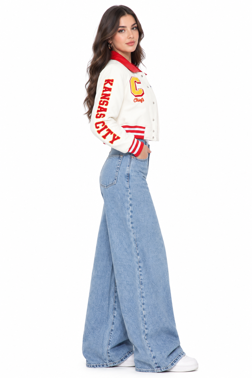 Varsity Jacket for Women – Casual Streetwear Bomber Jacket – Cotton Blend